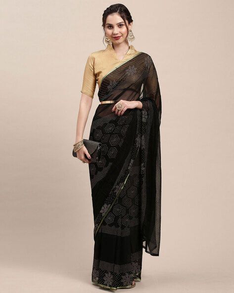 Black Women Saree Sudarshan Silk Sangria - Buy Black Women Saree Sudarshan  Silk Sangria online in India