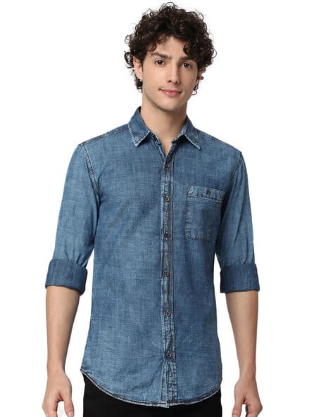 Denim Slim Fit Shirt
