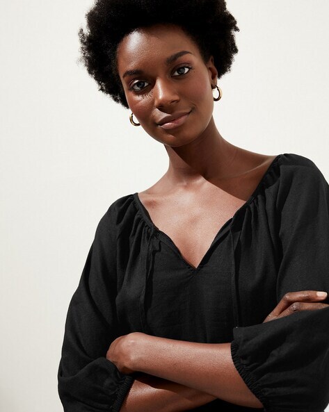 Buy Black Tops for Women by Marks & Spencer Online