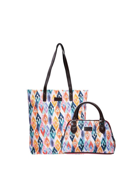 Buy Multi Palm Print Shopper Bag Online