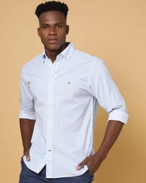 Buy Blue Shirts for Men by TOMMY HILFIGER Online