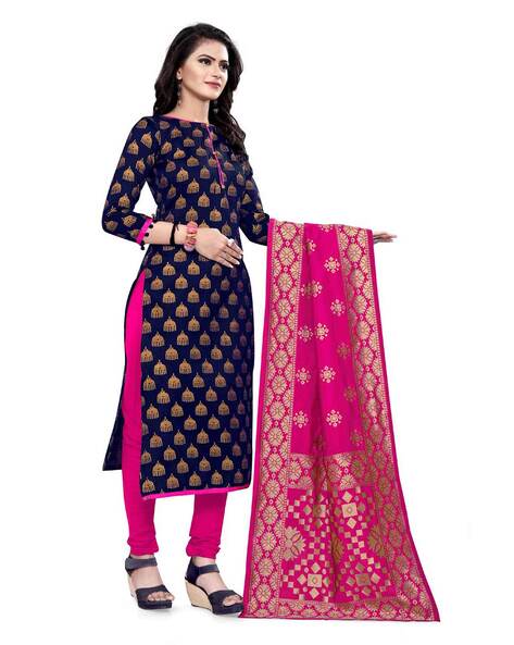 Banarsi Dress with Velvet Upper (3 Piece) – Faash Wear