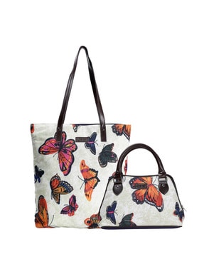 Handbags with butterfly print best sale