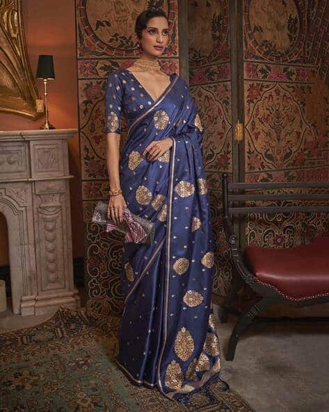Saree mall Floral Pattern Silk Saree