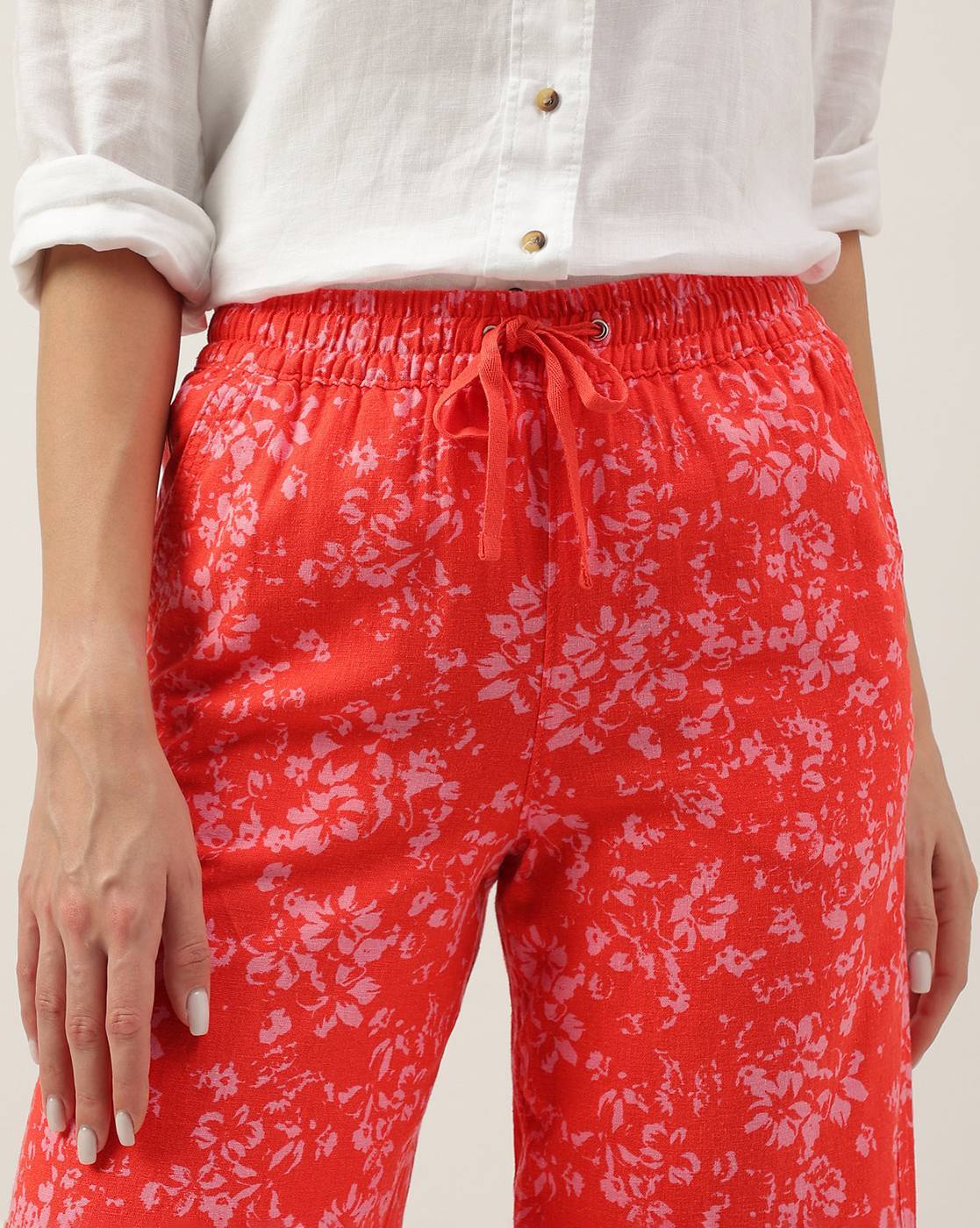 Red Flame Chinos Trousers - Buy Red Flame Chinos Trousers online in India