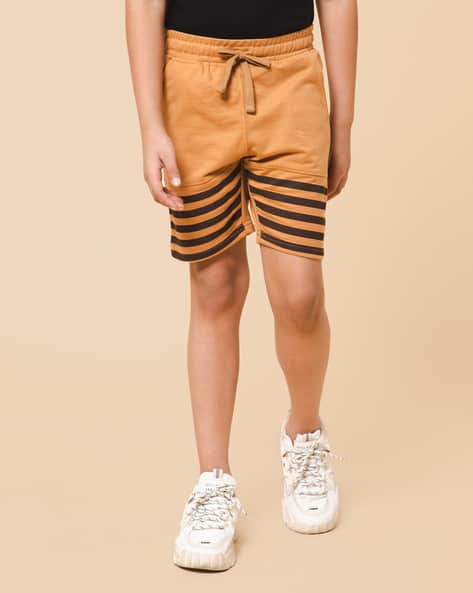 Striped Shorts with Drawstring Waist