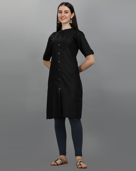 Buy Black Kurtis & Tunics for Women by AAYUMI Online