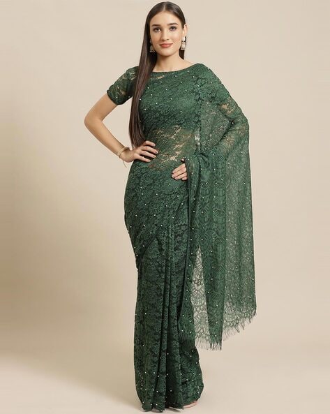 Learn the super hot 'black lace' saree fashion from Aishwarya Rai, Madhuri  Dixit & Parineeti Chopra to woo your crush | IWMBuzz