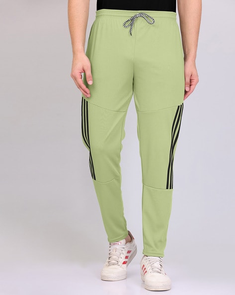 Buy Lime Track Pants for Men by WUXI Online Ajio