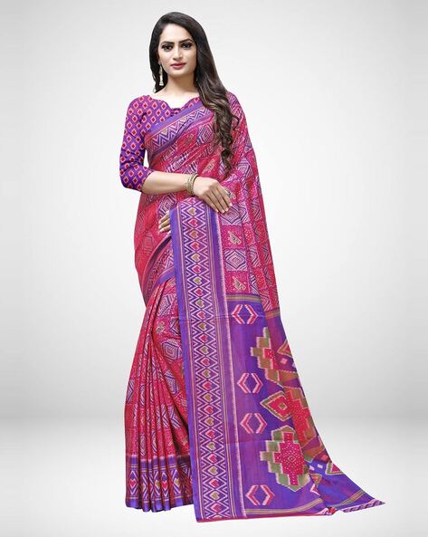 Nari kunj design, double ikat patan patola saree – sohumsutras