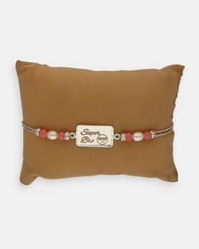 srijagdamba pearls dealer Pure Silver Super Bro Rakhi-picture-34