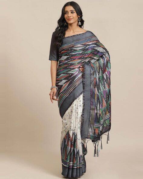 Saree mall Abstract Print Regular Top