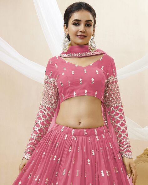 Buy Pink Lehenga Choli Sets for Women by ZEEL CLOTHING Online