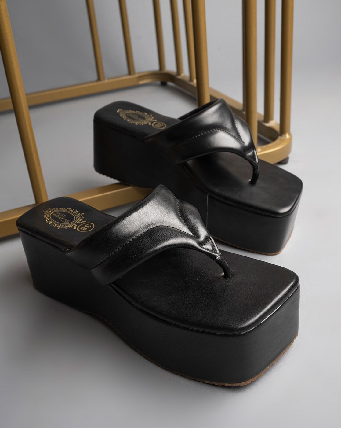 Buy Black Sandals for Girls by Shoetopia Online