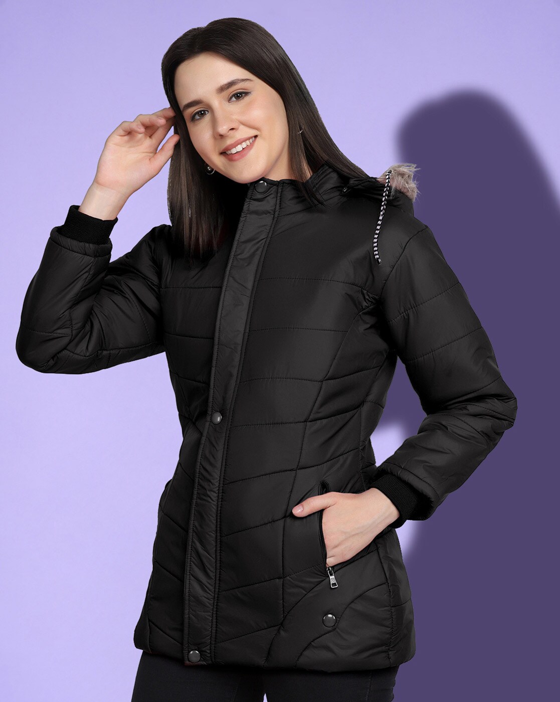 Buy Navy Blue Jackets & Coats for Women by SUPERDRY Online | Ajio.com