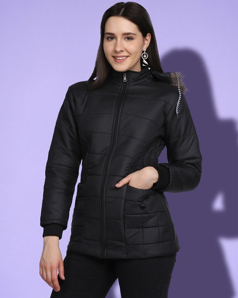 Buy Black Jackets & Coats for Women by BUYNEWTREND Online