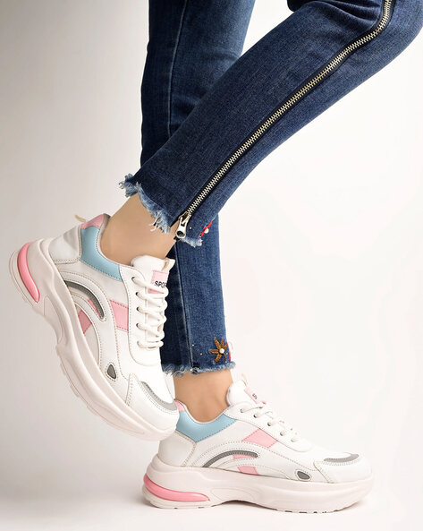 Buy White Sneakers for Women by Shoetopia Online