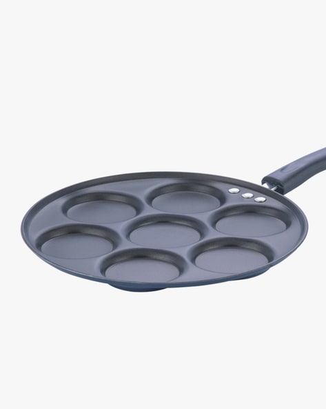 Vinod Zest Non-Stick Flat Dosa Tawa/Griddle, 10, Black 