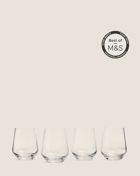 Set of 4 Maxim Prosecco Glasses, M&S Collection