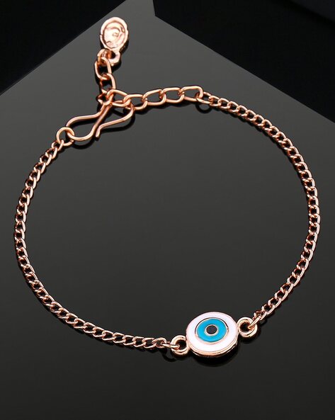 Green Mosaic Evil Eye Charm Bracelet by You&Eye Jewellery | Official Wardrob
