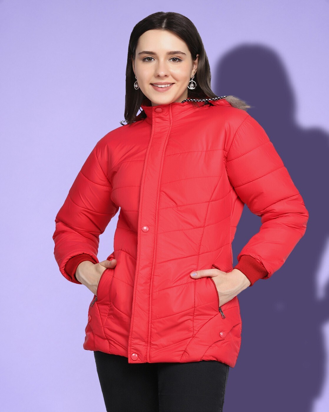 Buy Purple Jackets & Coats for Women by DUKE WOMEN'S Online | Ajio.com