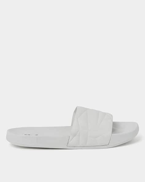 Buy White Flip Flop Slippers for Men by Styli Online