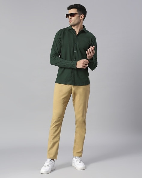 Buy Green Shirts for Men by Hubberholme Online