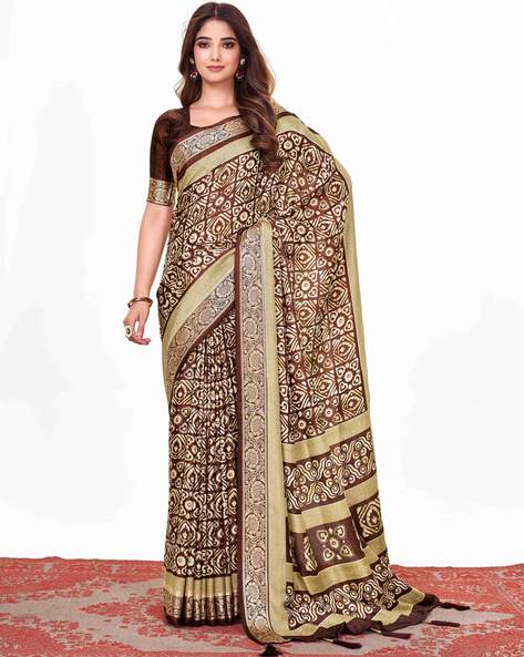 Plain Malai Silk Two Tone and Reversible Soft Silk Saree in Coffee Brown  Colour - Etsy