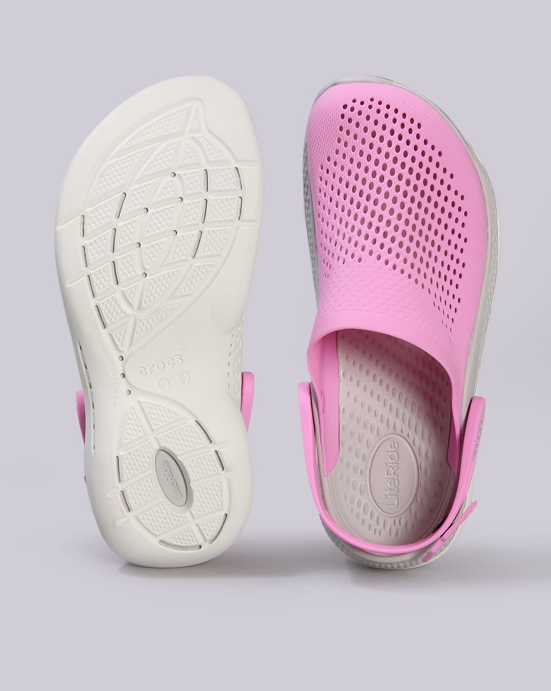 Crocs Literide White Water Shoes Womens Buy Pink Flat Shoes For