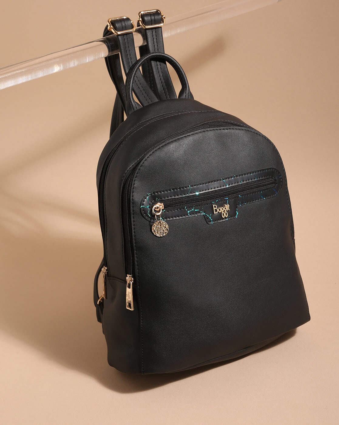 Buy Baggit Teal Printed Medium Backpack Online At Best Price @ Tata CLiQ