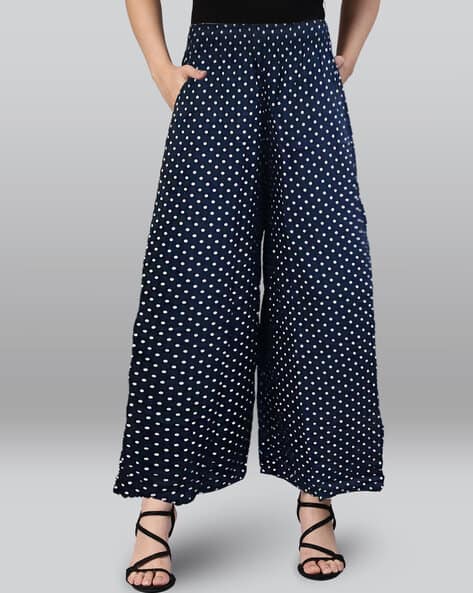 Buy Navy Trousers Pants for Women by LYRA Online