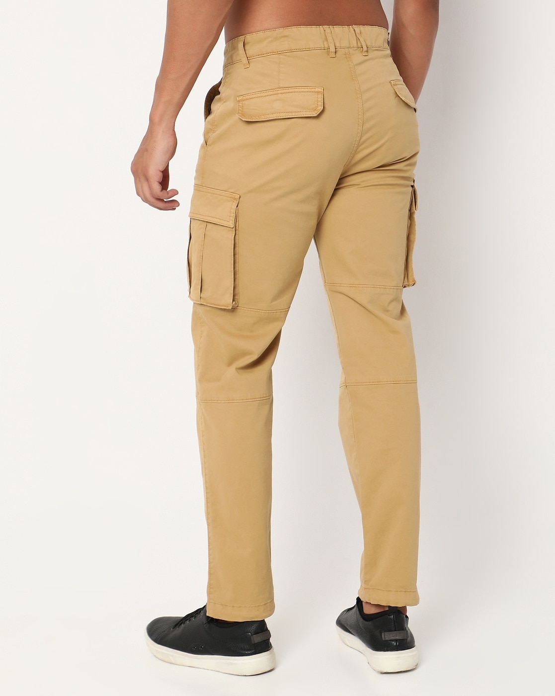 Buy GAS Mens Skinny Fit Rinse Wash Cargo Pants | Shoppers Stop