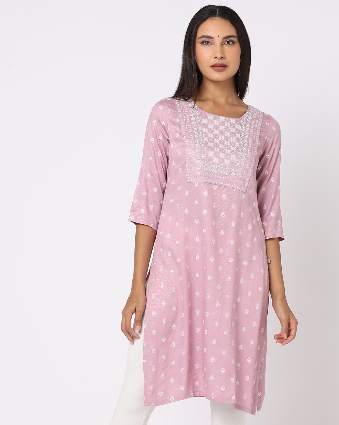 Buy Lavender Kurtas for Women by AVAASA MIX N' MATCH Online | Ajio.com