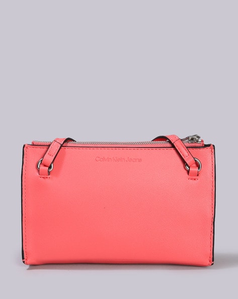 Calvin klein pink hot sale crossbody bag