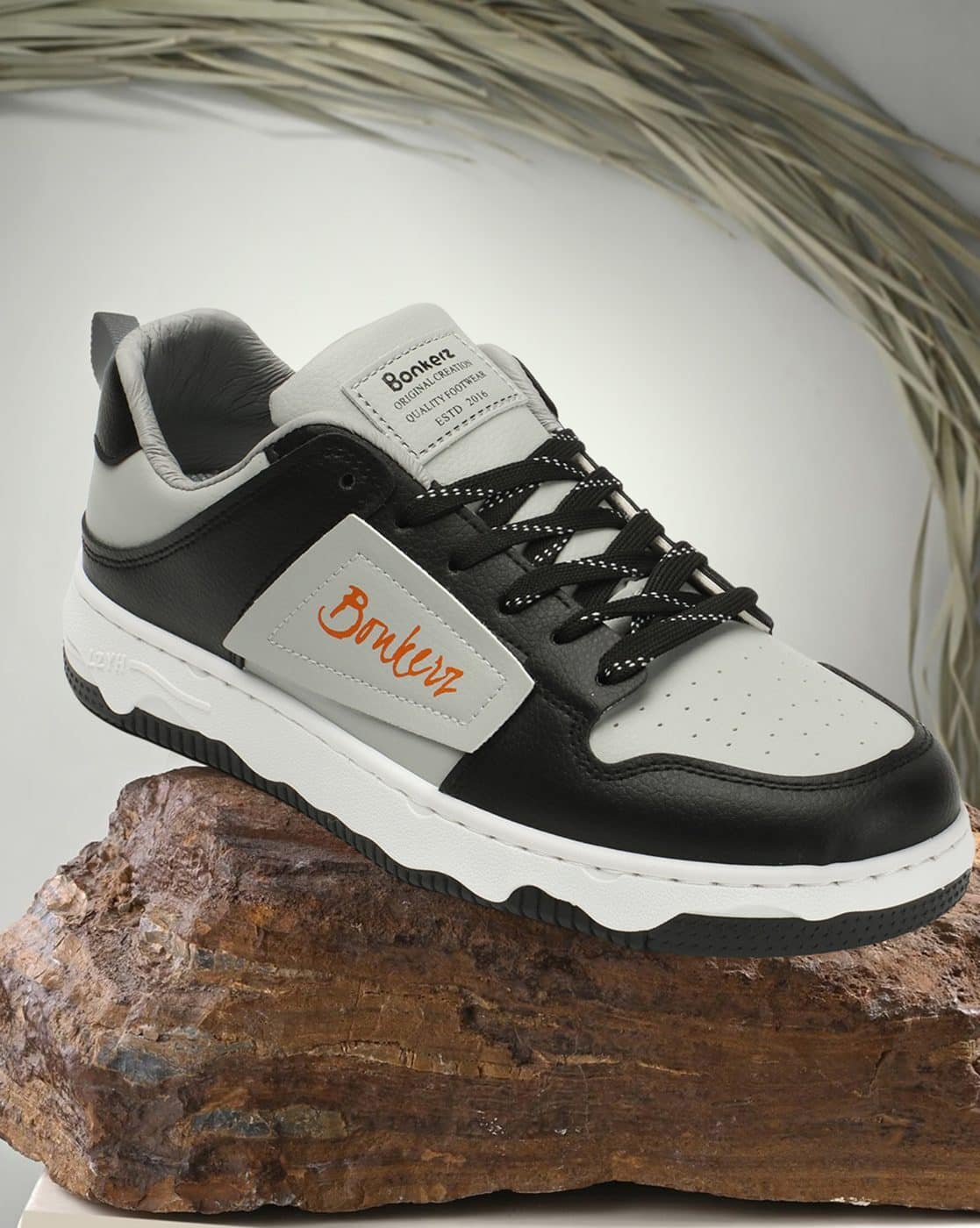 Running Shoes Bonkerz Shoes Male Buy Black Grey Sneakers For Men