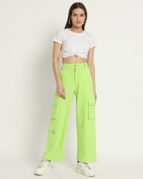 Buy Neon Green Pants For Women online