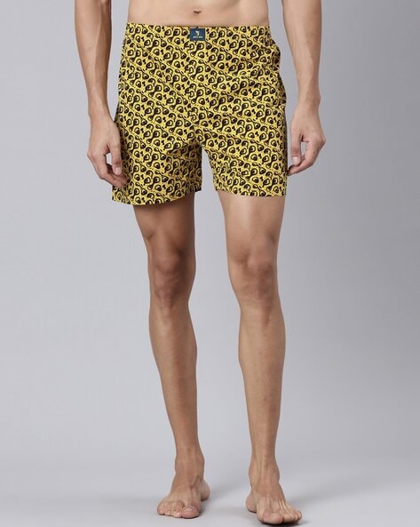 Buy Joven Men Printed Boxer Pack of 3 Shorts Online at Best Prices