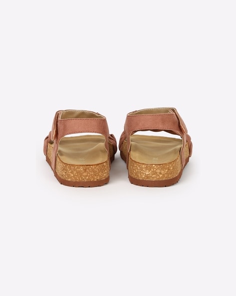 Buy Nude Sandals for Girls by Wotnot Online Ajio