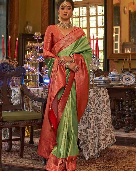 Elevate Your Ethnic Wardrobe with a Beautiful Red Silk Saree