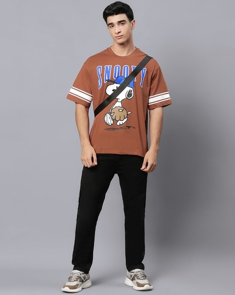 Buy Brown Tshirts for Men by Free Authority Online