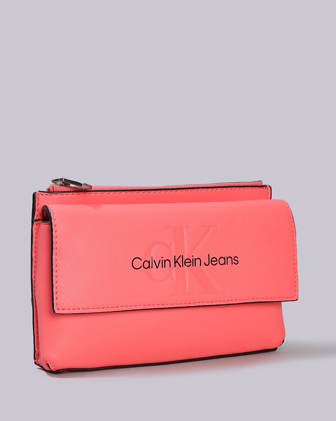 Calvin Klein Jeans Monogram Zip Around Purse - Pink | littlewoods.com
