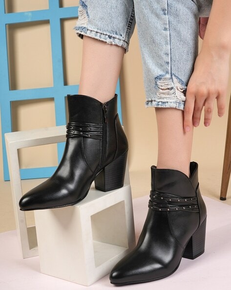 Buy Thick High Heels Ladies Casual Boots | Look Stylish | DressFair.com