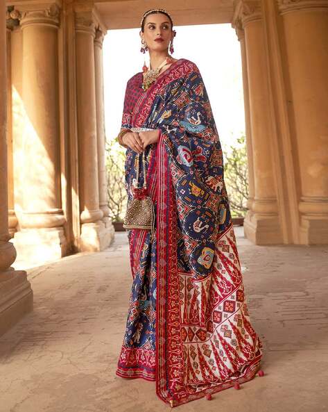 FANCY PURE PATAN PATOLA SILK SAREE