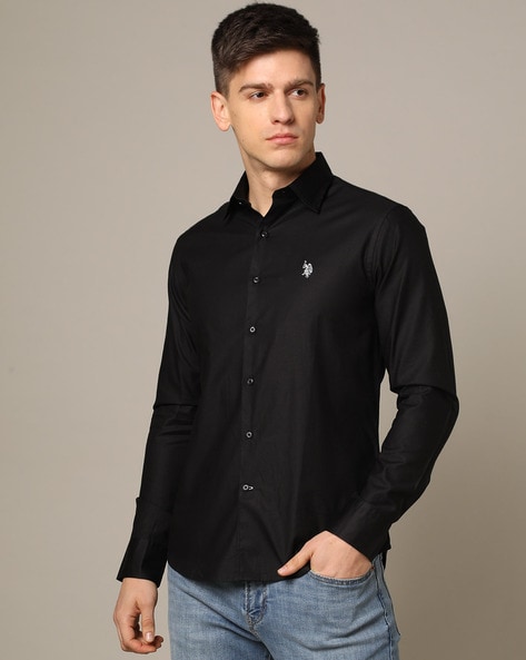 Black shirt us discount polo