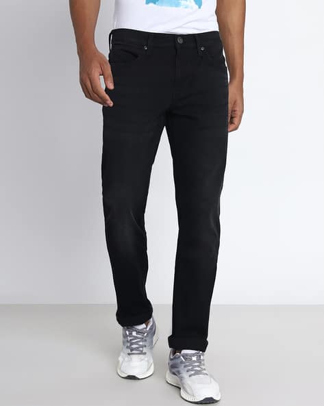 Lightly Washed Slim Fit Jeans