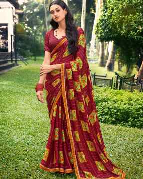 Belt Saree With Blouse Piece