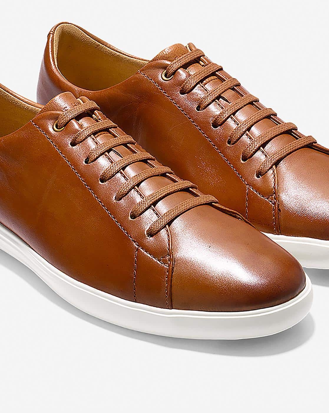 cole haan men's brown sneakers