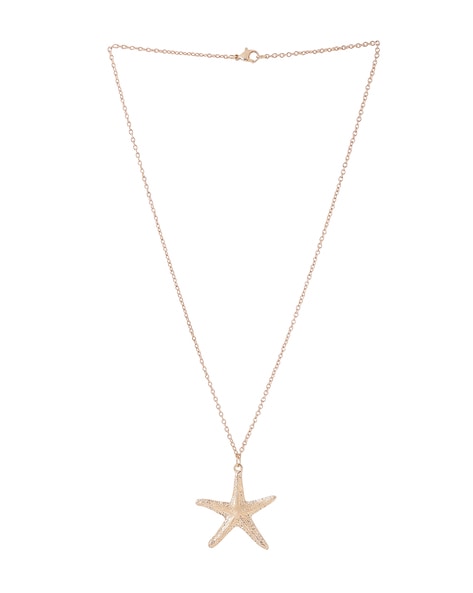 Diamond Starfish Pendant 18ct White Gold 0.16ct | Philip Lloyd Jewellers