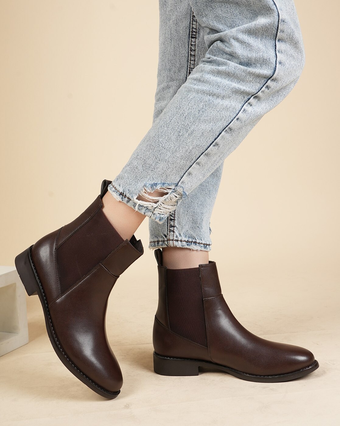 Vagabond amina chelsea shop boots espresso leather