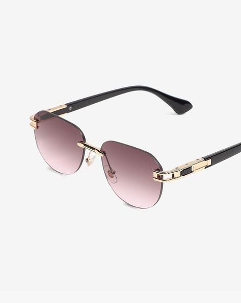 Vi - Rectangular Metal Frame in Black/​brown To Blue Gradient | Valentino US